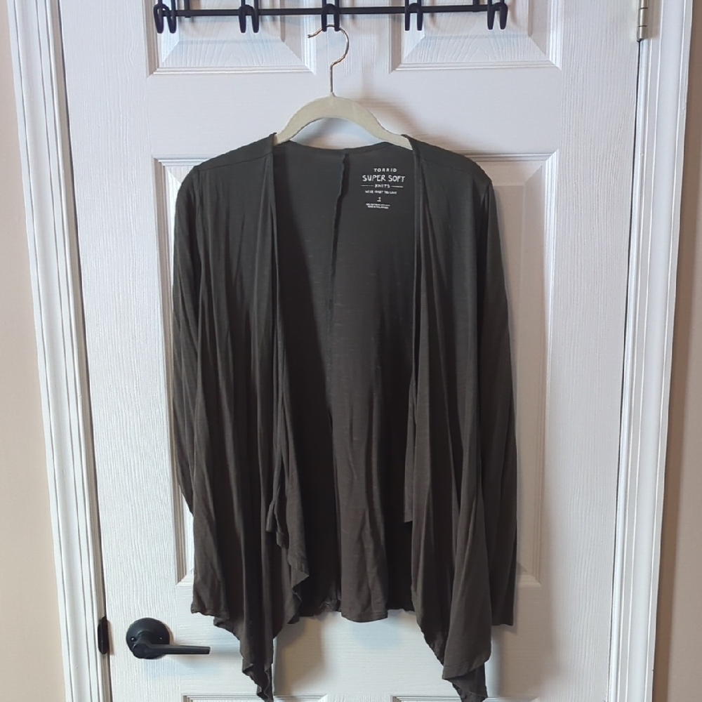 Torrid Super Soft Knit Top in Olive